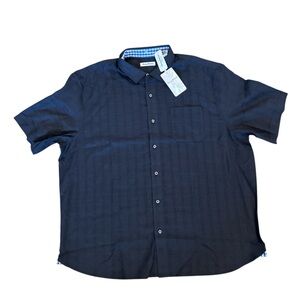Tommy Bahama Men’s Size 2XLB Short Sleeve Costa Capri Black Button Up NWT‎